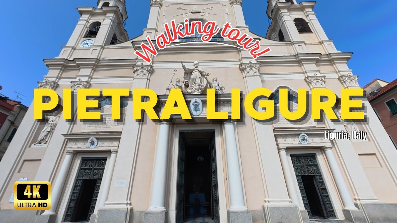 PIETRA LIGURE 4K ~ SUMMER 2025 WALKING TOUR