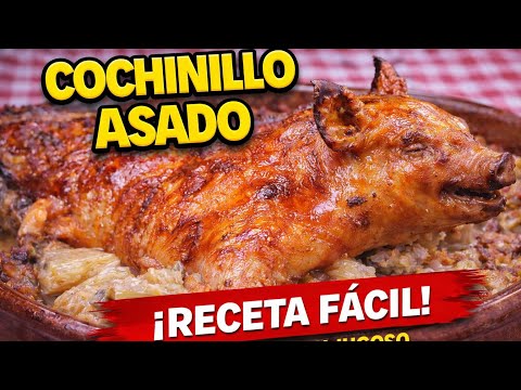 “COCHINILLO ASADO 🔥 Piel Súper Crujiente y Carne que se Deshace”