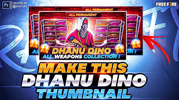 How To Make Thumbnail Like Dhanu Dino | @DhanuDinoo