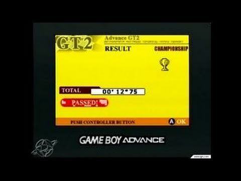 GT Advance 3: Pro Concept Racing Game Boy Gameplay