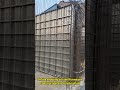 On site shooting of steel formwork construction and construction