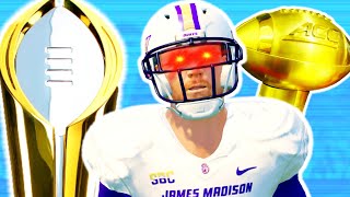 Can James Madison Win EVERYTHING in NCAA Football 23?