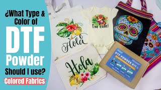 How to Use DTF Powder? How to Customize all Types and Colors of Fabrics with DFT Printing