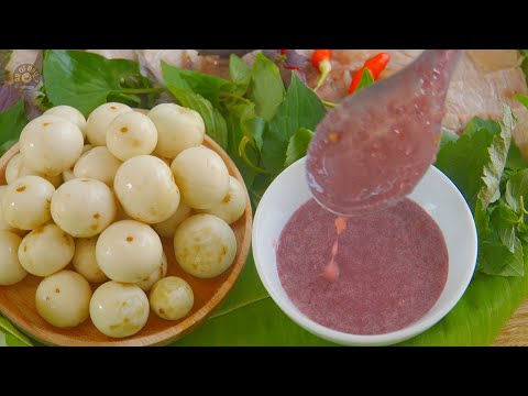 Video Cách Pha Mắm Tôm Chấm Thịt Luộc Cà Pháo Siêu Ngon Ăn... - youtube