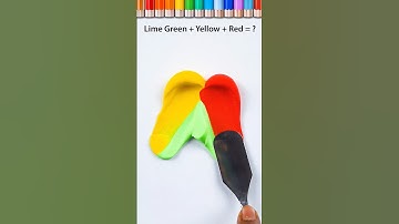 Guess the mixed dough colors #colormixing #guessthecolor #mixingcolor #oddlysatisfying #asmr #clay