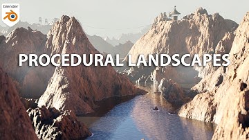 Creating Procedural Landscapes in BLENDER