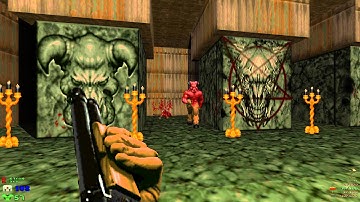Final Doom TNT Evilution - MAP05 Hanger - All Secrets - 1080p 60fps