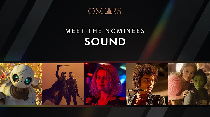 97th Oscars: Best Sound | Meet The Nominees