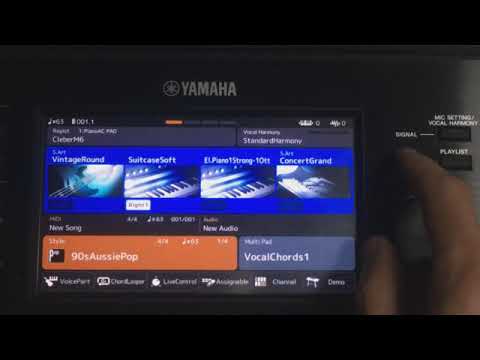 Yamaha psr sx700 sx900 hidden folders GM/XG