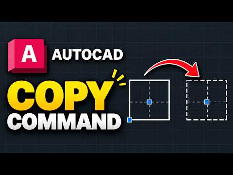 How to Use the COPY Command in AutoCAD | AutoCAD Basics