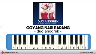 Goyang Nasi Padang | Duo Anggrek | Goyang Nasi Padang Not Pianika | Tiktok Song Viral