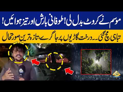 Stormy Rains & Strong Winds Cause Destruction | Islamabad Weather Updates | Capital TV