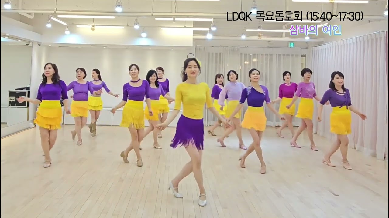 The Lady Of Samba (삼바의 여인) Line Dance l Beginner l 삼바의 여인 라인댄스 l Linedancequeen l Junghye Yoon