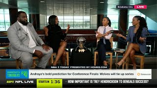 Malika Andrews and Andraya Carter | ESPN