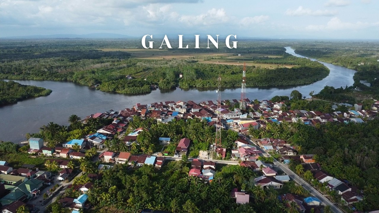 Drone View GALING, Kab. Sambas @ExploreMerahPutih