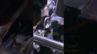 Flat Mouth Ring Machine for Heavy Stainless Steel Wire — Small Ring Demo #wireformingmachine