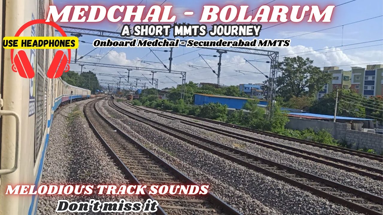 MEDCHAL - BOLARUM Short distance journey|| Secunderabad MMTS|| Indian ...