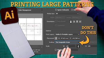 Printing Large Patterns Made Easy | Adobe Illustrator
