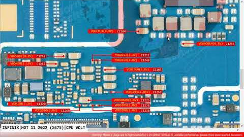 INFINIX HOT 11 2022 X675 Cpu Voltes InPut OutPut Voltes Shot Problem Ways Hardware Solution #borneos