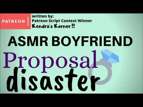ASMR Boyfriend: Proposal Disaster 🐵 [Adorkable Cuteness]