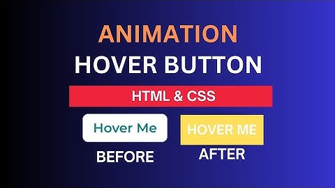 CSS Animation | Hover Button | Change button color with hover