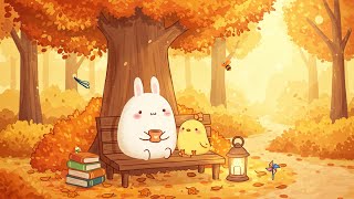 🍂 Autumn Forest with Molang & Piu Piu 📖 Lofi Beats for Study, Focus & Relaxation ✨ screenshot 4