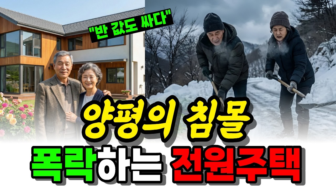 4억이 2500만원으로..양평 전원주택의 비참한 현실 | 노후사연 | 오디오북 | 노후자금사연 |