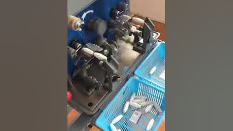 4 head cocoon bobbin winding machine video