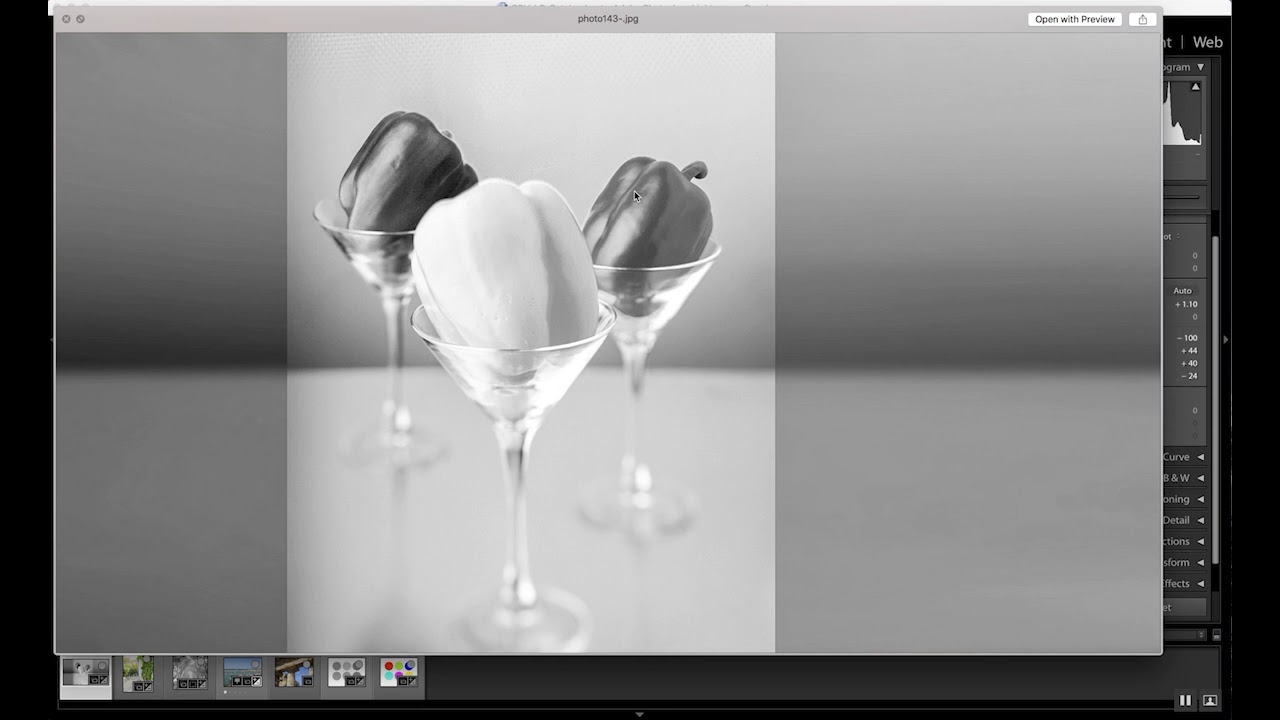 Grayscale Conversion Lightroom