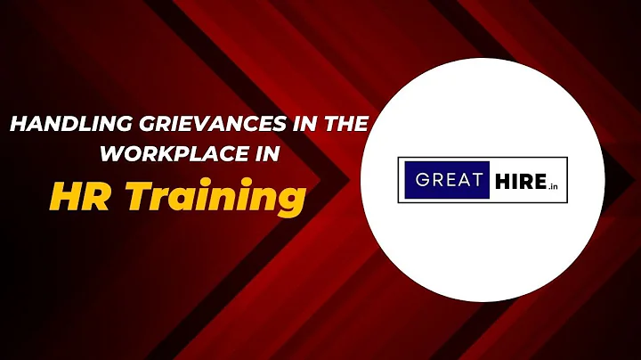 Handling Grievances In The Workplace | How To Handle Employee Grievances | Handling AComplaint