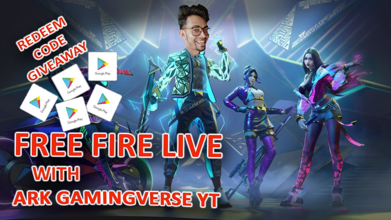 Free fire live bd server redeem code giveaway ark gamingverse yt