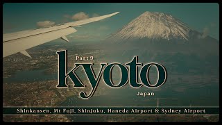 My Trip To Kyoto, Japan In Autumn - Part 9 Going Home Shinkansen, Mt Fuji, Shinjuku, Haneda