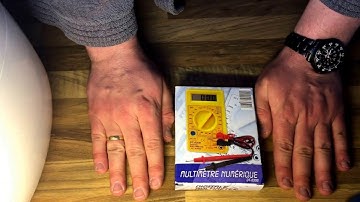 Digital multimeter DT-830B unboxing and overview of functions