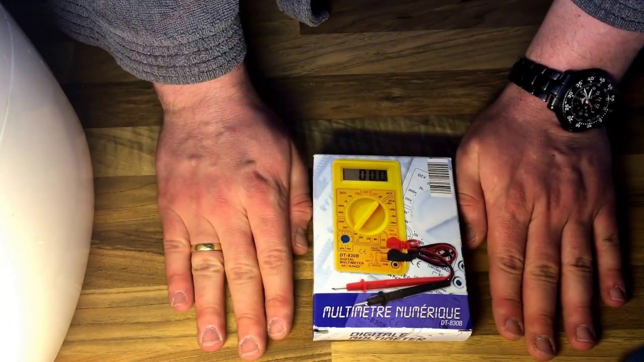 Digitales Multimeter DT830B unboxing und Übersicht der Funktionen