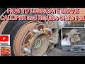HOW TO LUBRICATE Brake Calliper and Replace Brake Pad TOYOTA HIACE @yrhelmechanicalelectrical9113