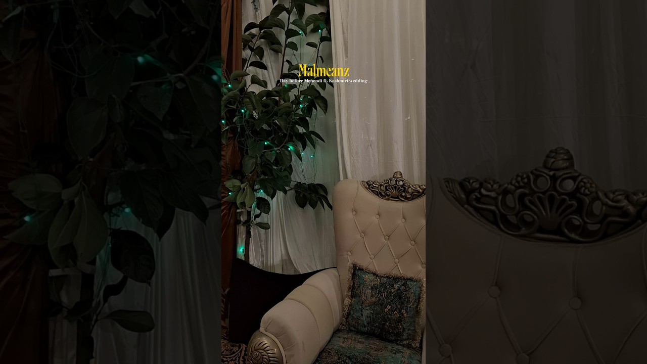 Day 1 of kashmiri wedding 