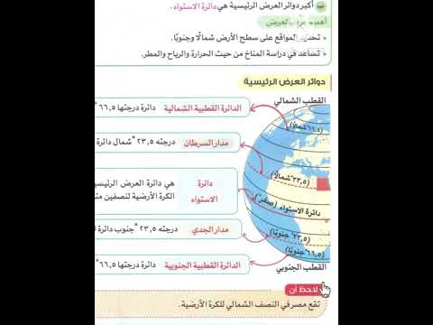 ما هي اكبر دائره عرض رئيسيه و كام درجتها الدراسات الاجتماعيه المنهج الجديد ٢٠٢٦