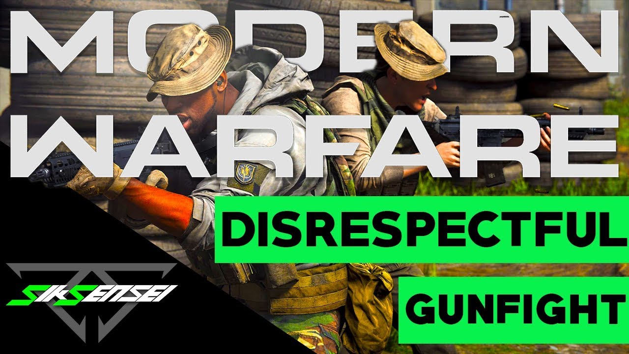 2v2 GUNFIGHT DISRESPECT... (Call of Duty Modern Warfare) SikSensei