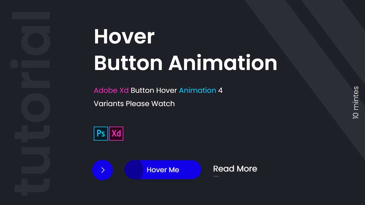 How to Create a Button Hover In Adobe XD (2021) - YouTube