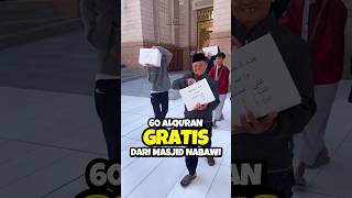 60 Alqur'an Gratis dari Masjid Nabawi Madinah #haji #madinah #quran #nabawi