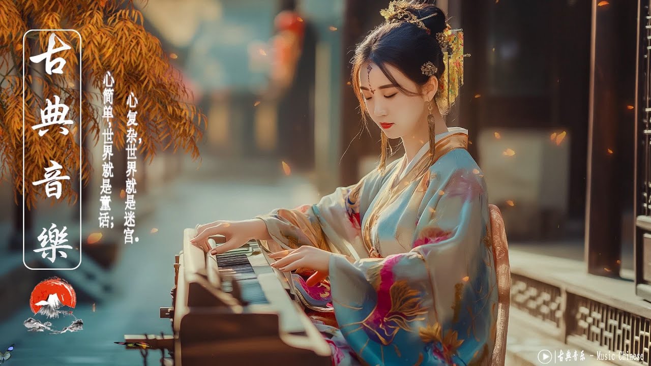 Chinese Flute and Guzheng Music 最好聽的古典古箏歌曲，幫助您放鬆、平靜。Bamboo Flute, Erhu