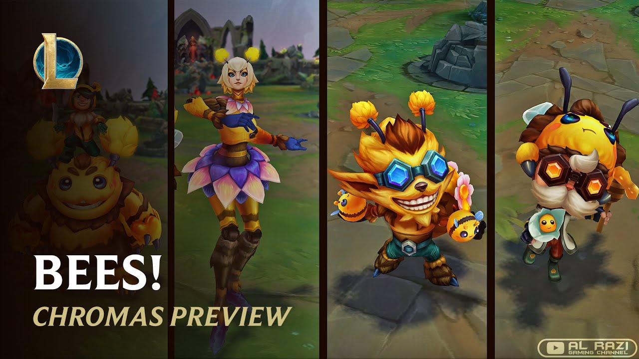 Bees! 2022 | Chromas Preview | Patch 12.5 - League of Legends