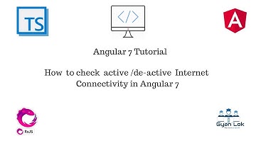 Angular 7 | How to Check internet  connectivity in Angular 7 | Hindi