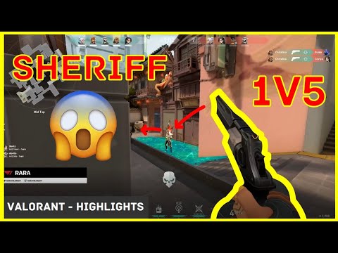 AMAZING 1VS5 SHERIFF ONE SHOT...!! - TOP SKILL & OUTPLAYS - VALORANT - HIGHLIGHTS #1