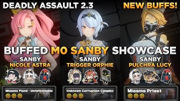 BUFFED M0 SANBY SHOWCASE! | Deadly Assault 2.3 | Zenless Zone Zero 2.3