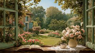 the quiet beauty of garden for window🍃 soft piano for calm days (studying, reading & relaxing) screenshot 5