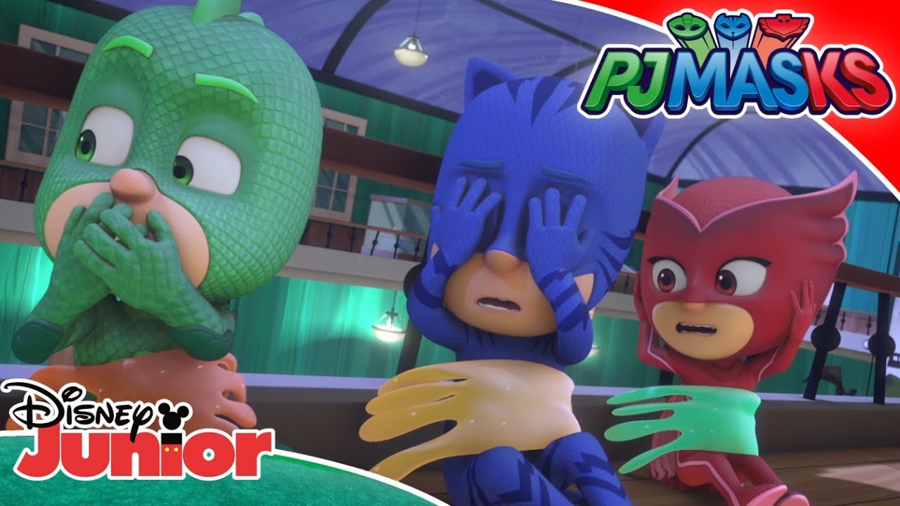 Armadylan’s Sticky Situation PJ Masks 🌟 Disney Junior Arabia YouTube