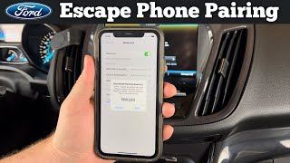 Как выполнить сопряжение телефона с Ford Escape 2013–2019 годов по Bluetooth — синхронизация iPhone Connect Samsung Pairing