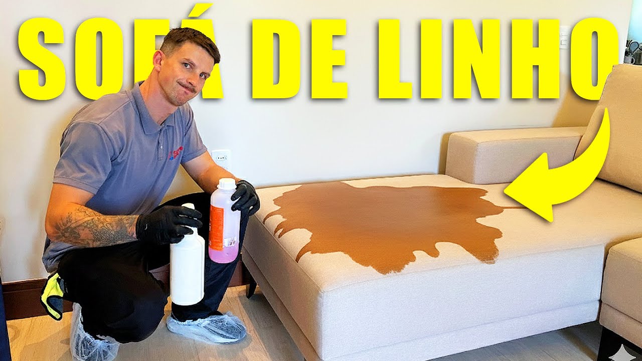 Como Higienizar Sofá de Linho com Técnica Atualizada e Segura
