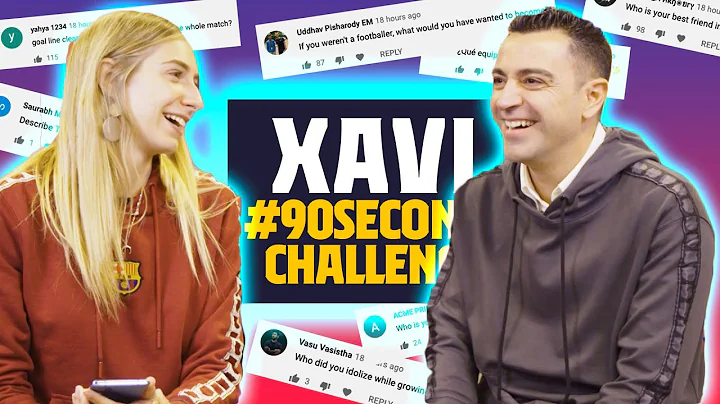 A PLAYER YOU'D LIKE TO COACH? |  XAVI FACES THE #90SECONDSCHALLENGE - DayDayNews